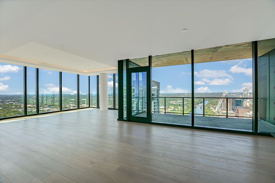 Spacious, unfurnished interior of a new home in The Modern Austin Residences, Austin (Image 24). Spacious, unfurnished interior of a new home in The Modern Austin Residences, Austin (Image 24).