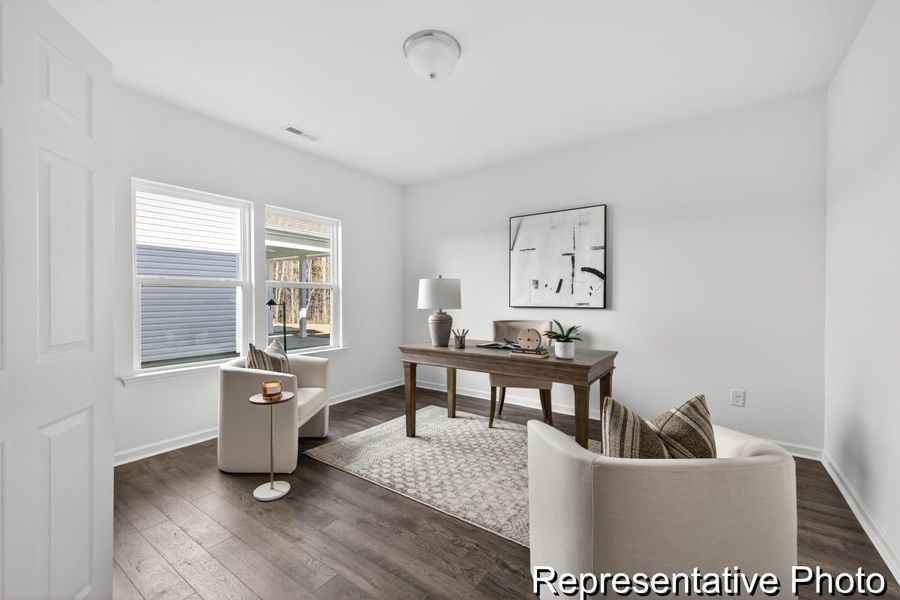 Furnished interior view inside a new home in Morgan Hills, Albemarle (Image 10).