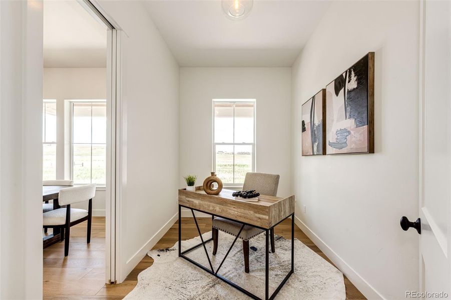 Furnished interior view inside a new home in , Byers (Image 7).