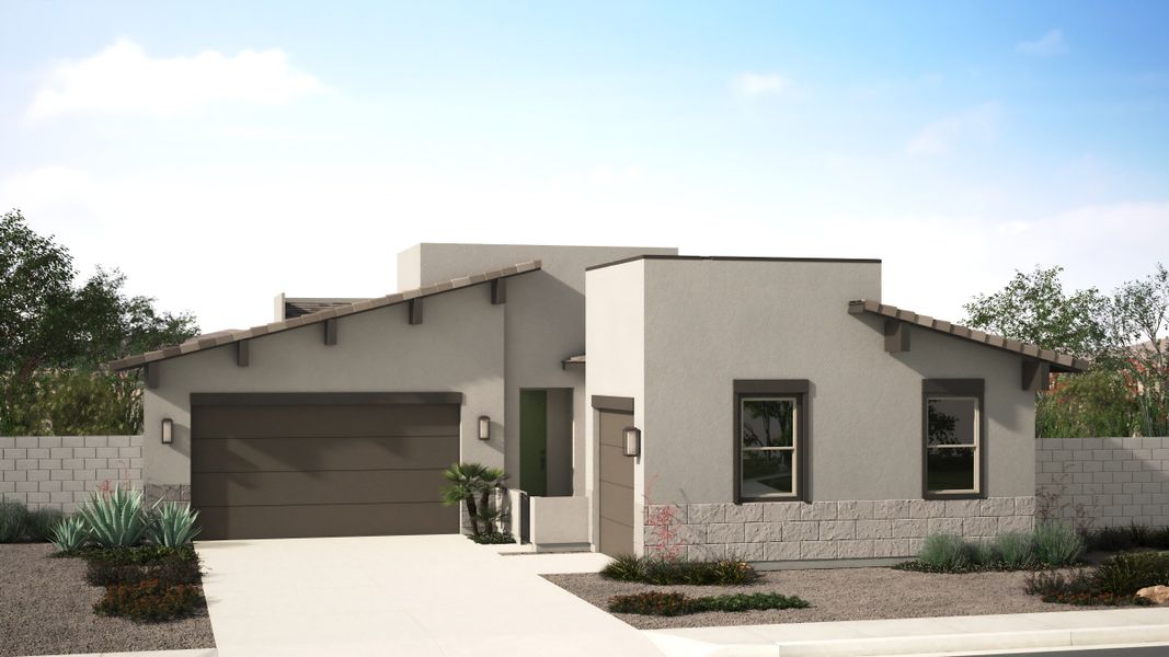 Mid Century Modern Elevation | Florentine | Harvest at Citrus Park | New Homes in Goodyear, AZ | Landsea Homes