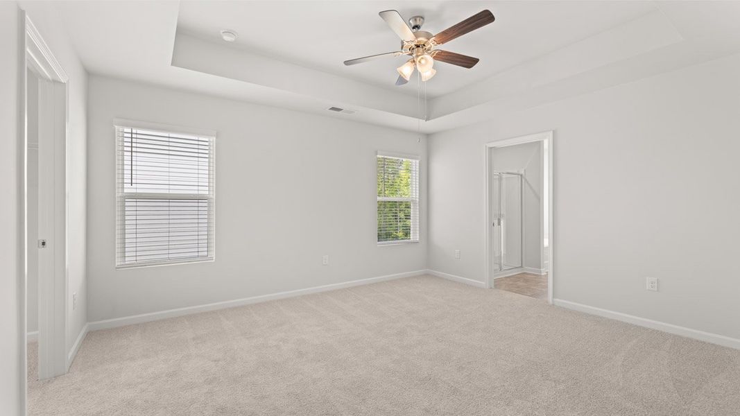 Representative unfurnished interior of a home built from the Elston by D.R. Horton in Southwind Village, Evans (Image 24). Representative unfurnished interior of a home built from the Elston by D.R. Horton in Southwind Village, Evans (Image 24).