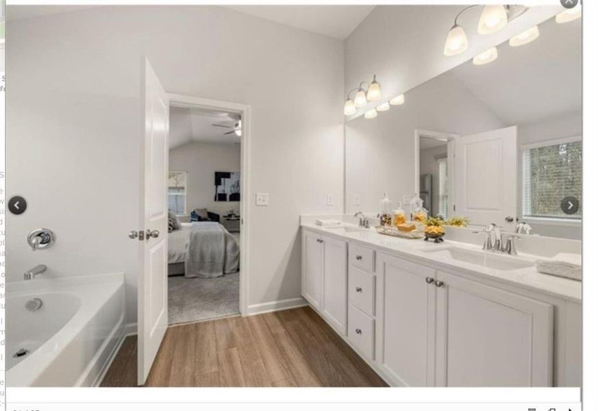 Furnished interior view inside a new home in Alcovy Village, Lawrenceville (Image 2).