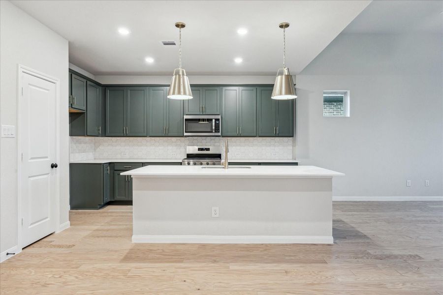Furnished interior view inside a new home in Elyson, Katy (Image 13). Furnished interior view inside a new home in Elyson, Katy (Image 13).