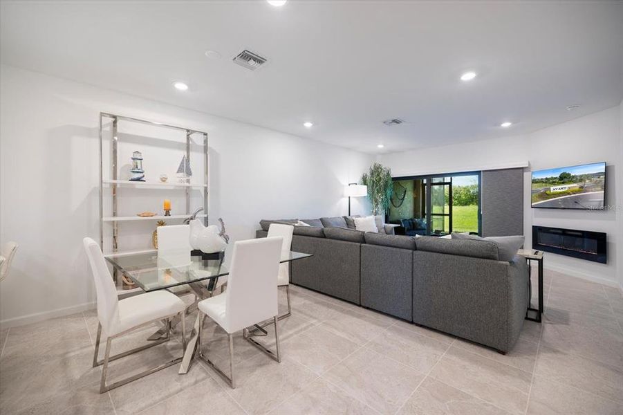 Furnished interior view inside a new home in , Sarasota (Image 17).