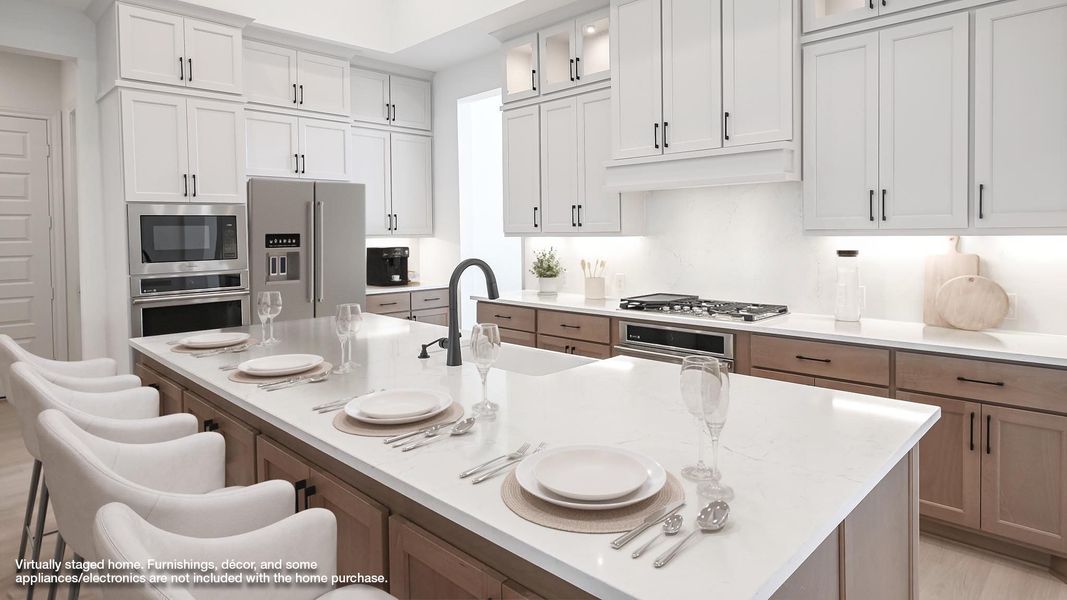 Furnished interior view inside a new home in The Preserve at Elm Creek, New Braunfels (Image 4).