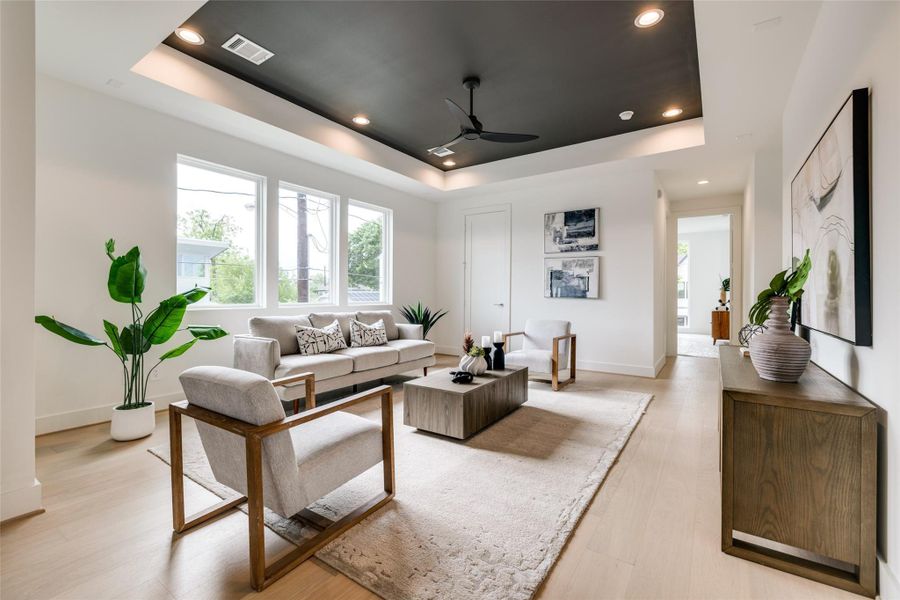 Furnished interior view inside a new home in , Houston (Image 20).