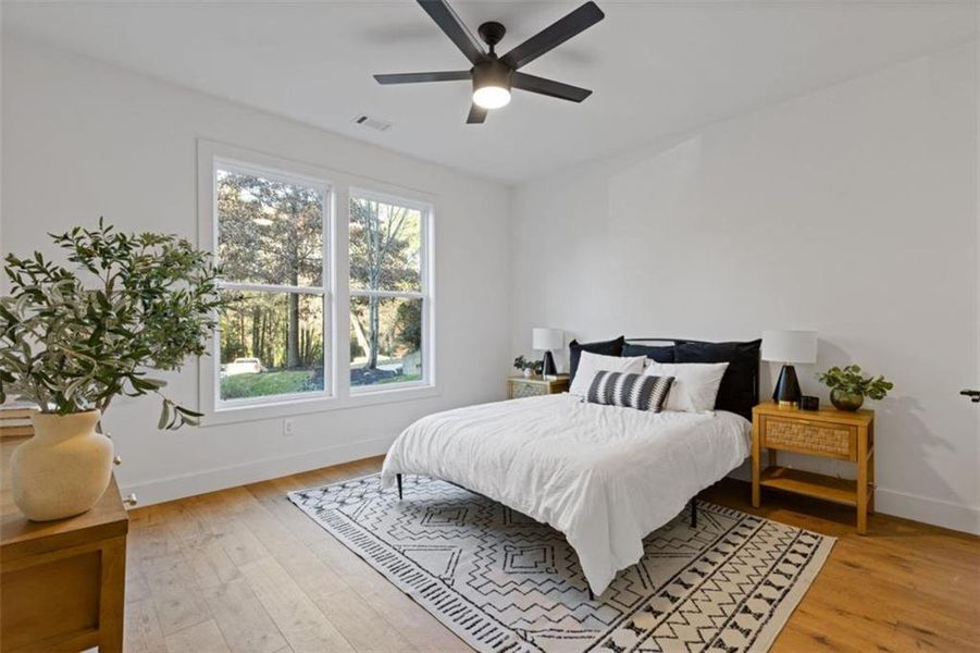 Furnished interior view inside a new home in , Atlanta (Image 18).