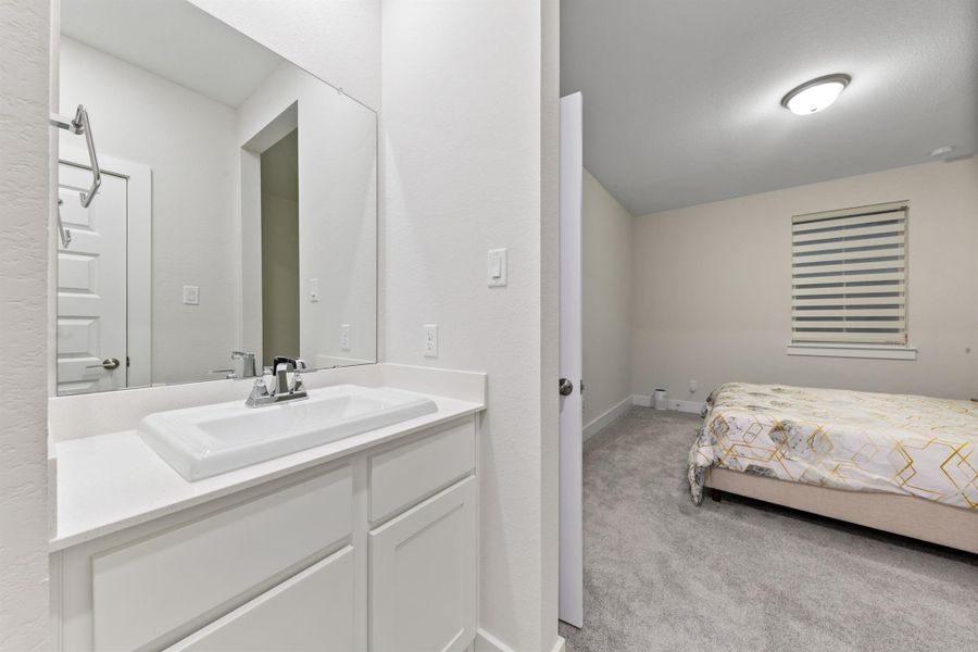 Furnished interior view inside a new home in Trillium 60′, Richmond (Image 17).