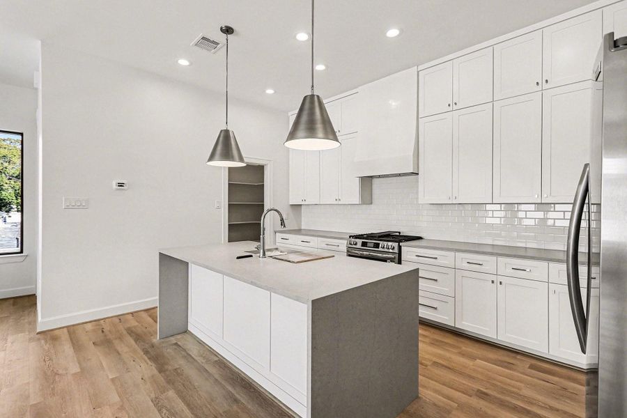 Furnished interior view inside a new home in , Houston (Image 6).