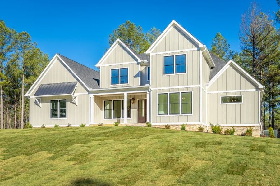 Representative exterior photo of a completed home built from the Summerbrook by Riverstone Construction, LLC in Jasper Highlands, Guild, TN (Image 28). Representative exterior photo of a completed home built from the Summerbrook by Riverstone Construction, LLC in Jasper Highlands, Guild, TN (Image 28).