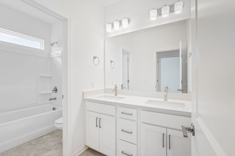 Furnished interior view inside a new home in Ridge at Sugar Creek, Indian Land (Image 7).