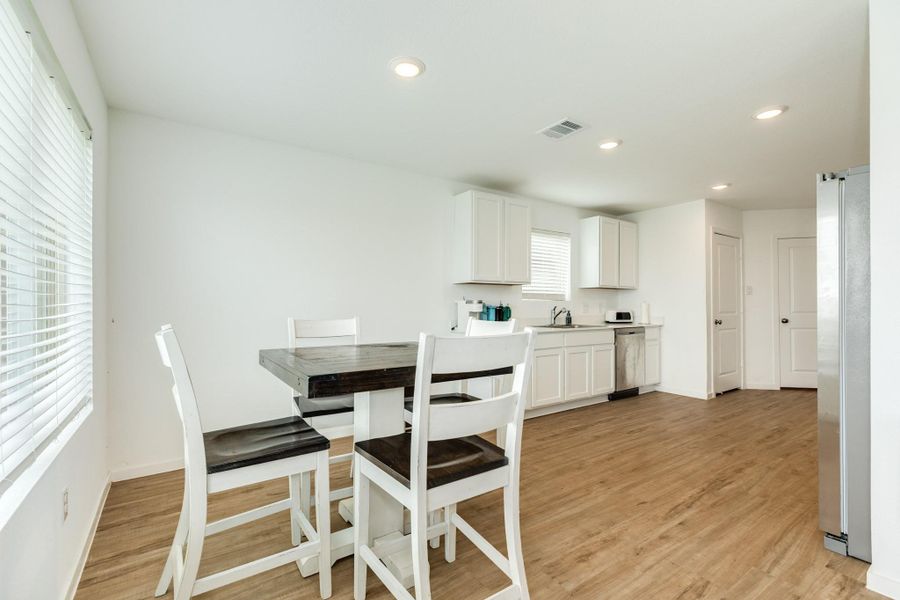 Furnished interior view inside a new home in Windrose Green, Angleton (Image 12).