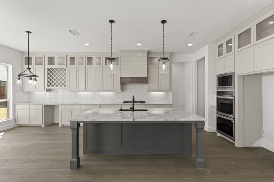 Furnished interior view inside a new home in Estates at Rockhill, Frisco (Image 6).