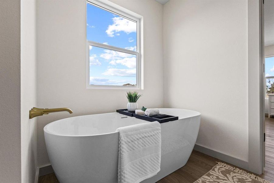 Furnished interior view inside a new home in , Brookston (Image 6).