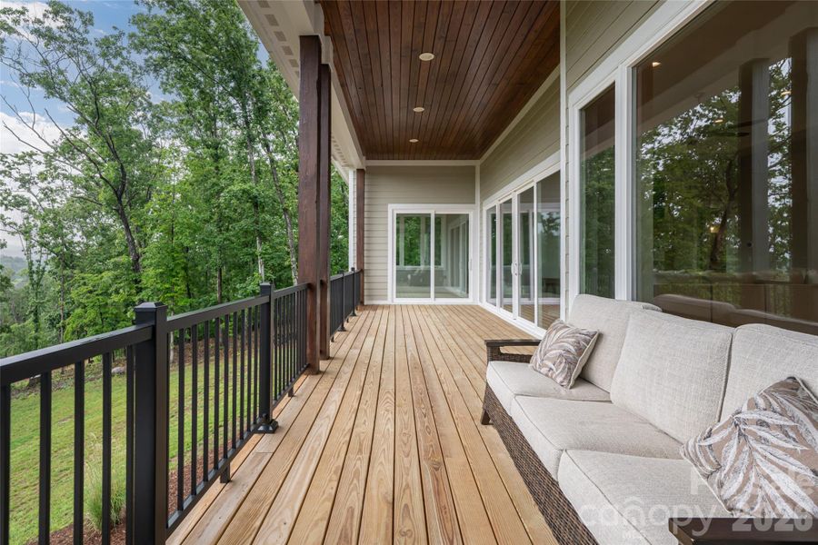 Exterior details and patio area of a home in , Alexander (Image 29).