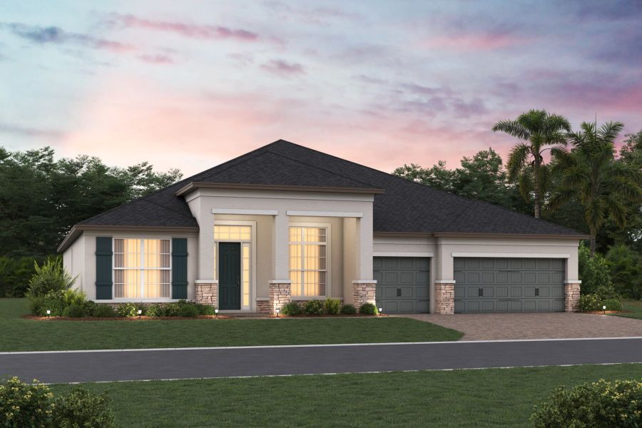 Brookhaven Elevation Solaceatcornerlake