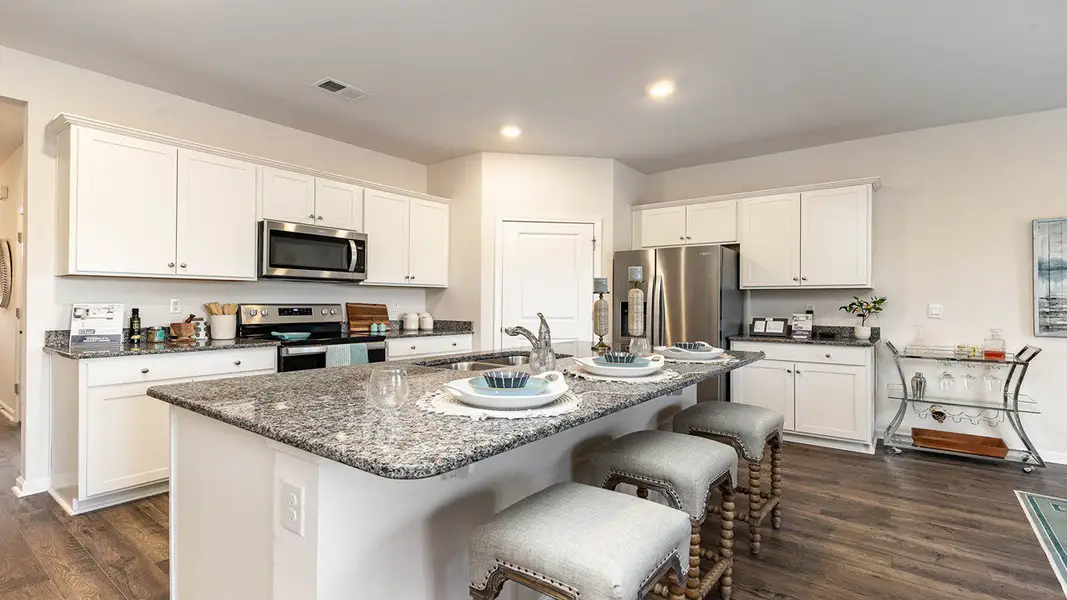 Furnished interior view inside a new home in The Bluffs at Mill Creek, Florence (Image 3). Furnished interior view inside a new home in The Bluffs at Mill Creek, Florence (Image 3).