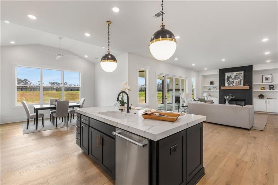 Furnished interior view inside a new home in , Alpharetta (Image 39). Furnished interior view inside a new home in , Alpharetta (Image 39).