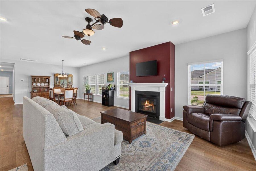 Furnished interior view inside a new home in Horizons at Summers Corner | 55+, Summerville (Image 16). Furnished interior view inside a new home in Horizons at Summers Corner | 55+, Summerville (Image 16).