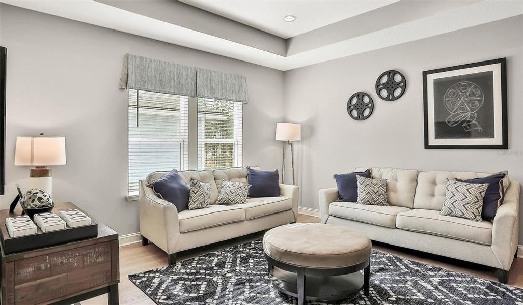 Furnished interior view inside a new home in Wilford Preserve, Orange Park (Image 39). Furnished interior view inside a new home in Wilford Preserve, Orange Park (Image 39).