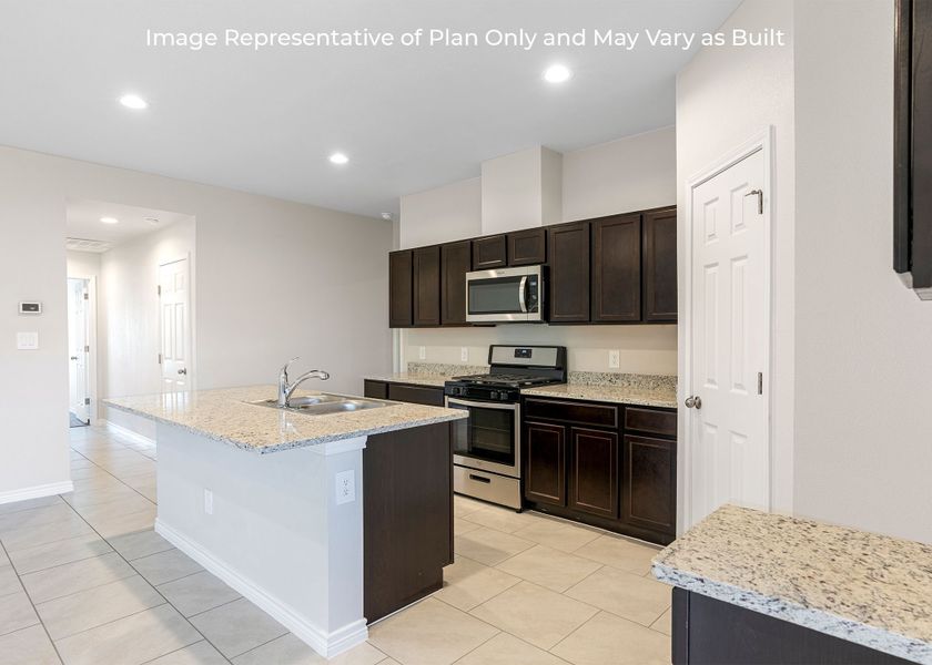 Representative furnished interior of a home built from the Camden by D.R. Horton in London Towne, Corpus Christi (Image 4).