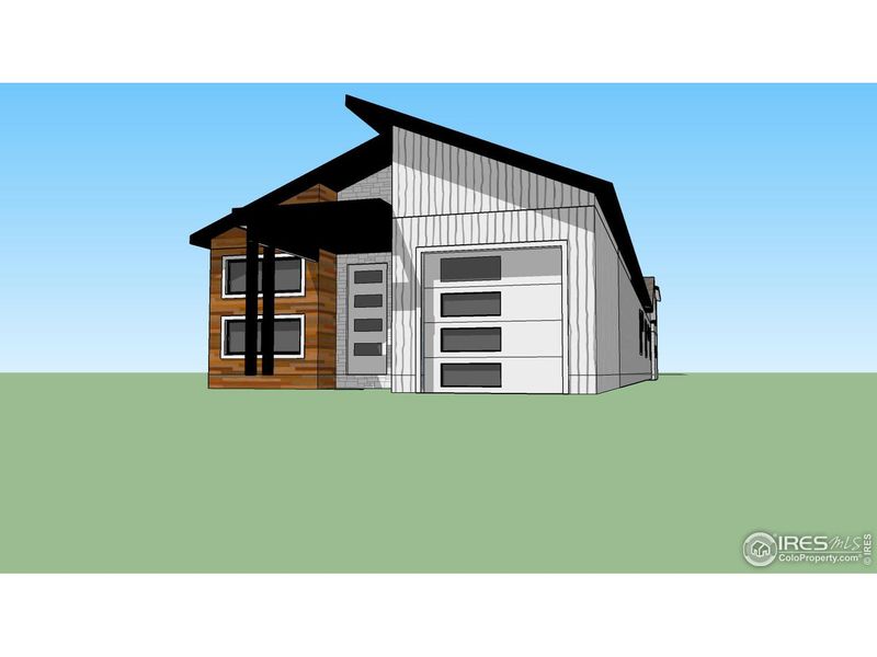Exterior rendering of this home design in , Windsor, CO (Image 4).