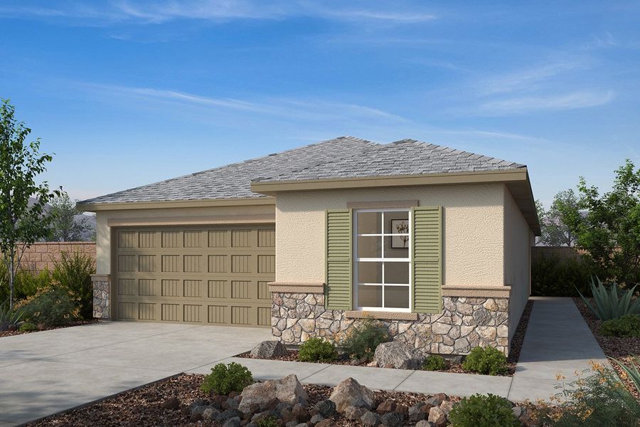 Exterior C with optional stone Exterior C with optional stone