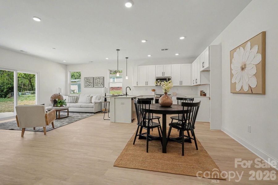 Furnished interior view inside a new home in , Marshville (Image 15).