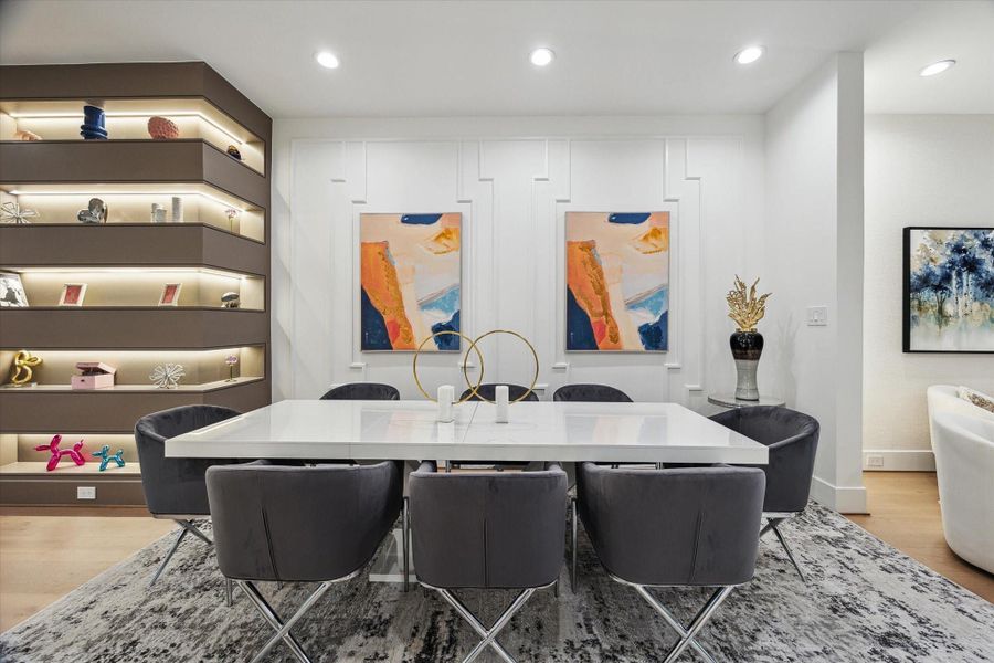 Furnished interior view inside a new home in , Houston (Image 7).