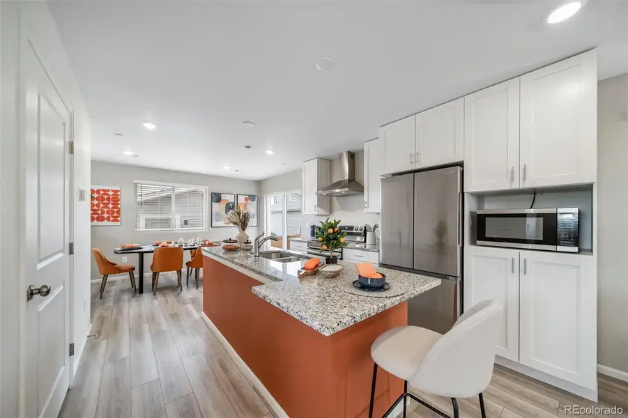 Furnished interior view inside a new home in , Commerce City (Image 4).