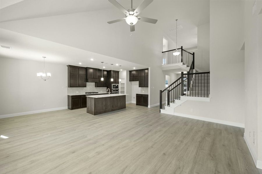 Furnished interior view inside a new home in Kentsdale Farms, DeSoto (Image 9). Furnished interior view inside a new home in Kentsdale Farms, DeSoto (Image 9).