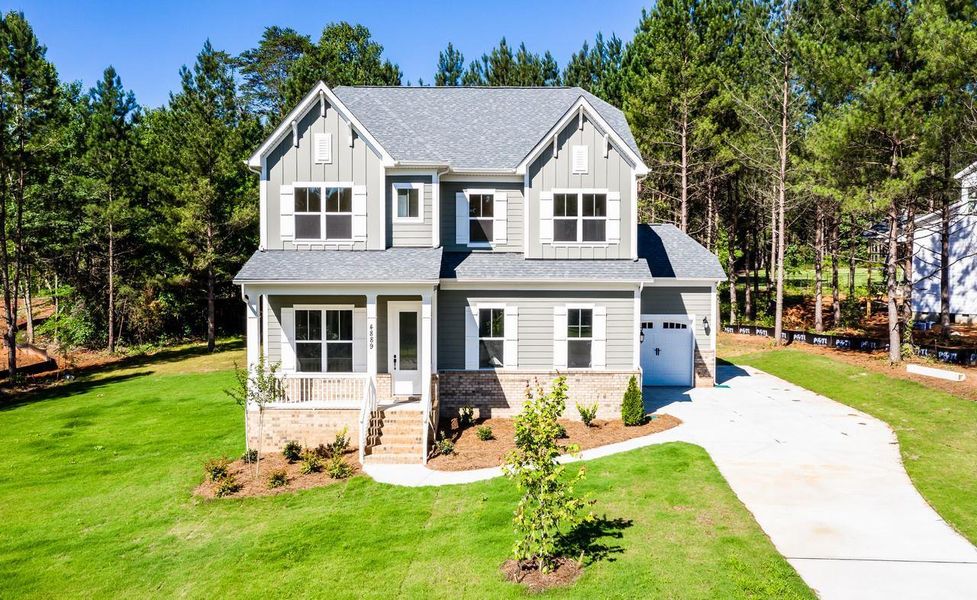 Representative exterior photo of a completed home built from the Augusta by Greybrook Homes in Shepherds Trace, Clover, SC (Image 19).