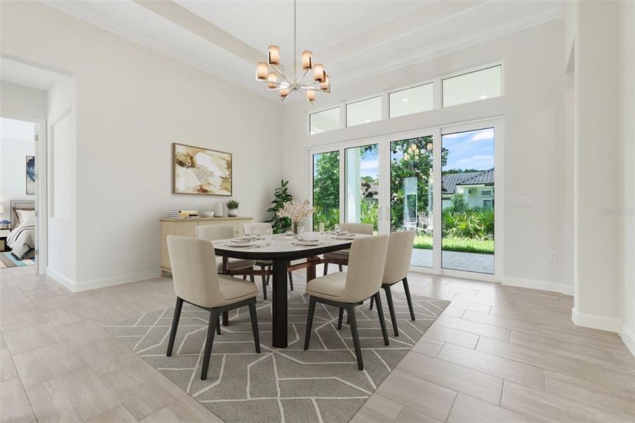 Furnished interior view inside a new home in Toscana, Palm Coast (Image 16). Furnished interior view inside a new home in Toscana, Palm Coast (Image 16).
