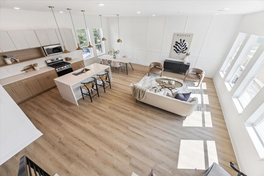 One last dramatic look at this space, the gorgeous floors and play of natural light. One last dramatic look at this space, the gorgeous floors and play of natural light.