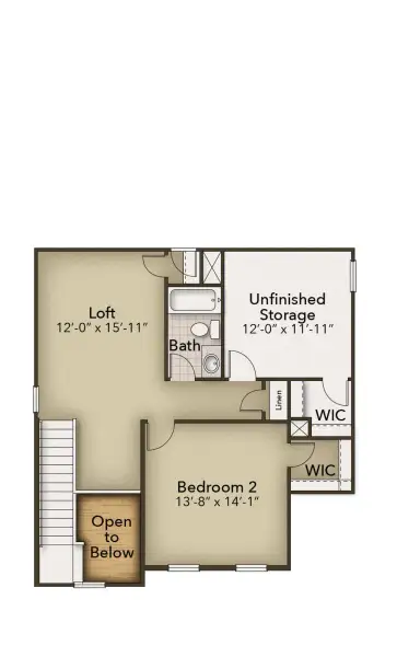 2D floor plan layout of this home in Heritage Park at Longs, Longs, SC (Image 4). 2D floor plan layout of this home in Heritage Park at Longs, Longs, SC (Image 4).