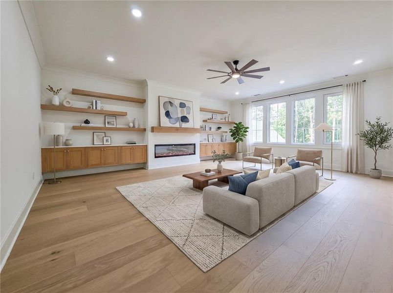 Furnished interior view inside a new home in , Winder (Image 41).