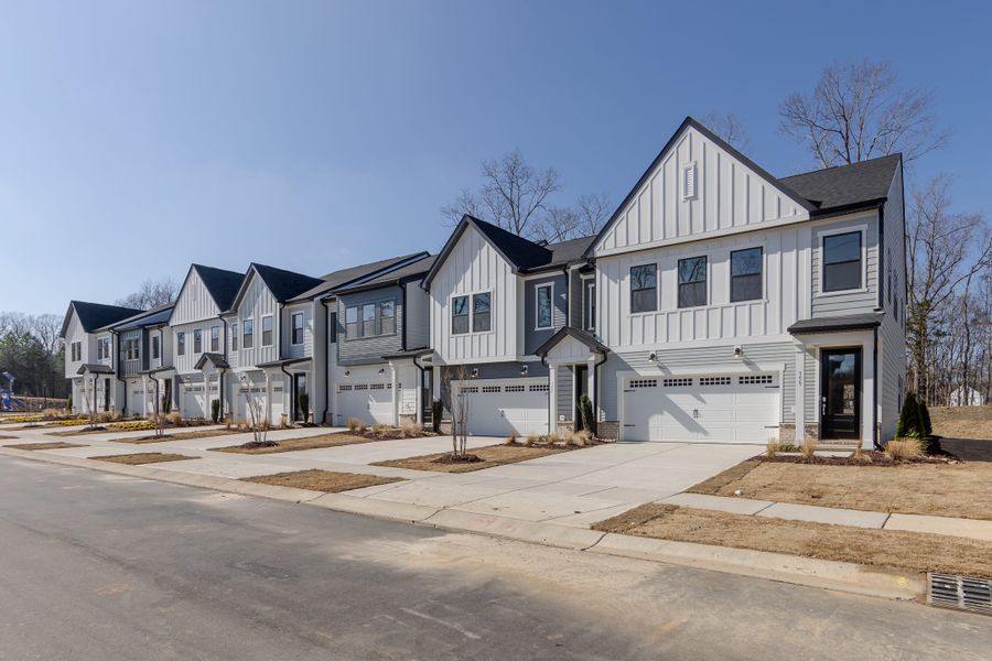 Front exterior of a new home in Southbridge, Fort Mill, SC, highlighting curb appeal (Image 25).