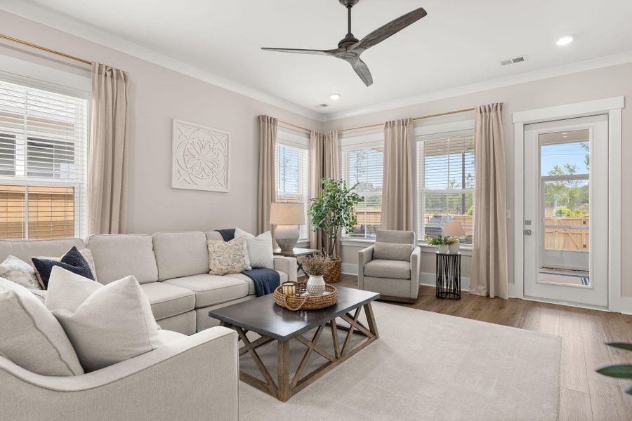 Furnished interior view inside a new home in Midtown at Nexton, Summerville (Image 12).