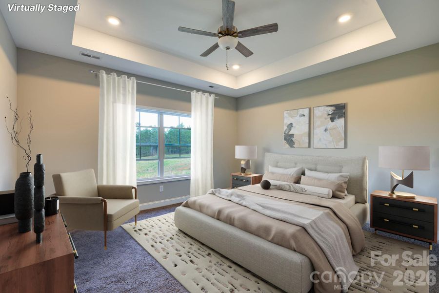 Furnished interior view inside a new home in , Bostic (Image 17).