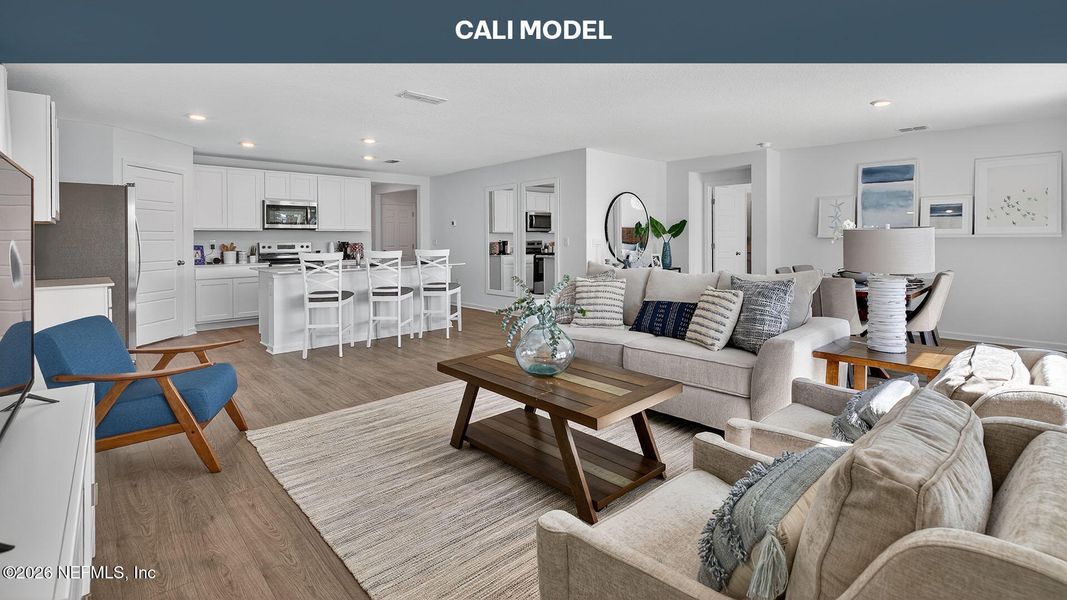 Furnished interior view inside a new home in , Palm Coast (Image 9).