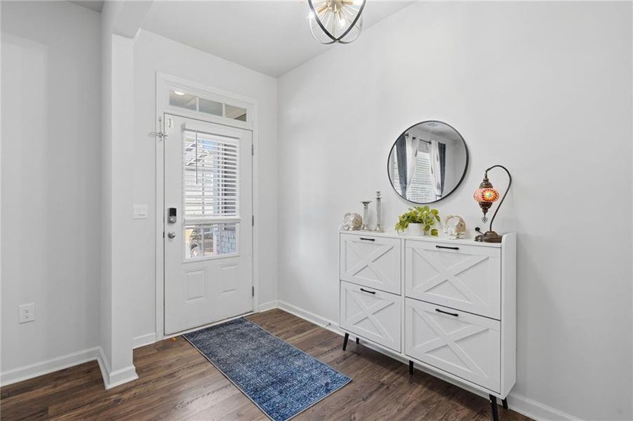 Furnished interior view inside a new home in , Dawsonville (Image 7).