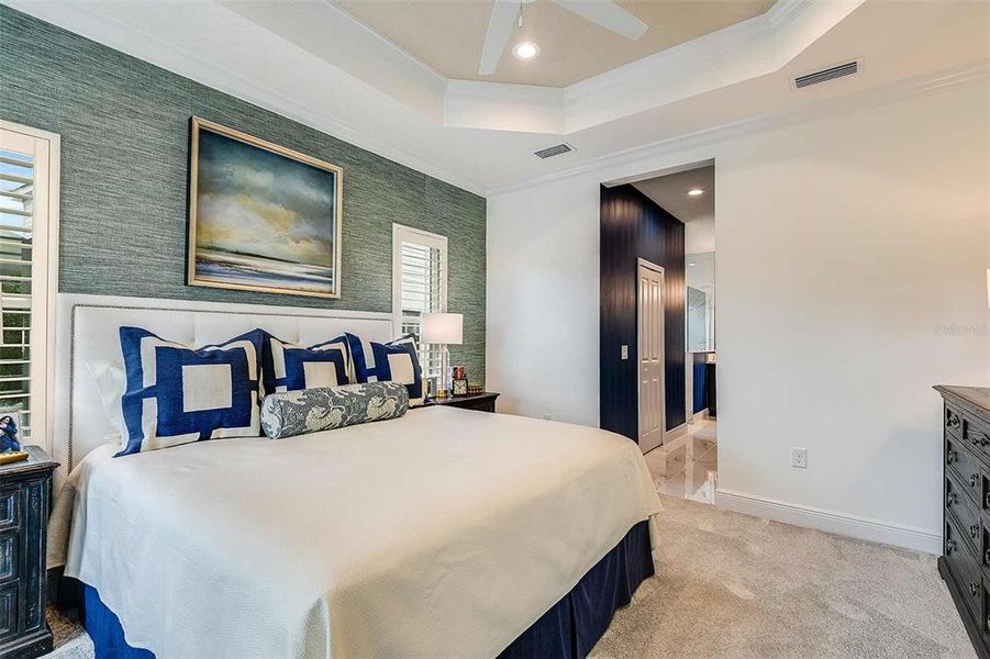 photos are of the model home and not actual home