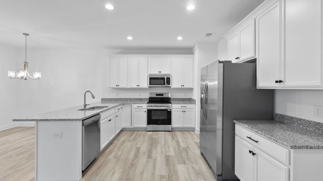 Furnished interior view inside a new home in Pearson Road Townhomes, Easley (Image 7).