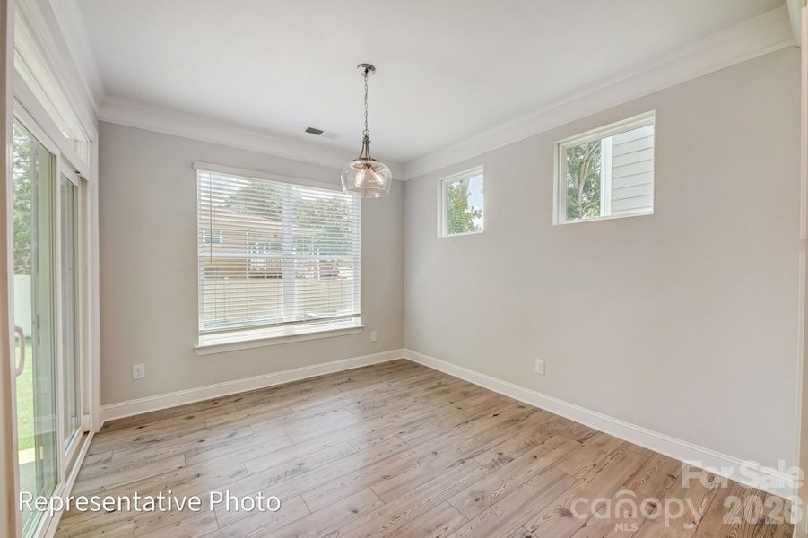 Spacious, unfurnished interior of a new home in Heritage - 55+ Community, Indian Trail (Image 15).