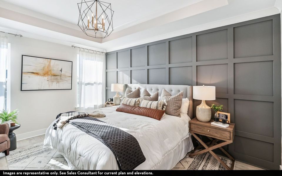 Furnished interior view inside a new home in McCain's Station, Gallatin (Image 10).