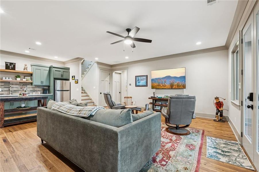 Furnished interior view inside a new home in , Dahlonega (Image 29).