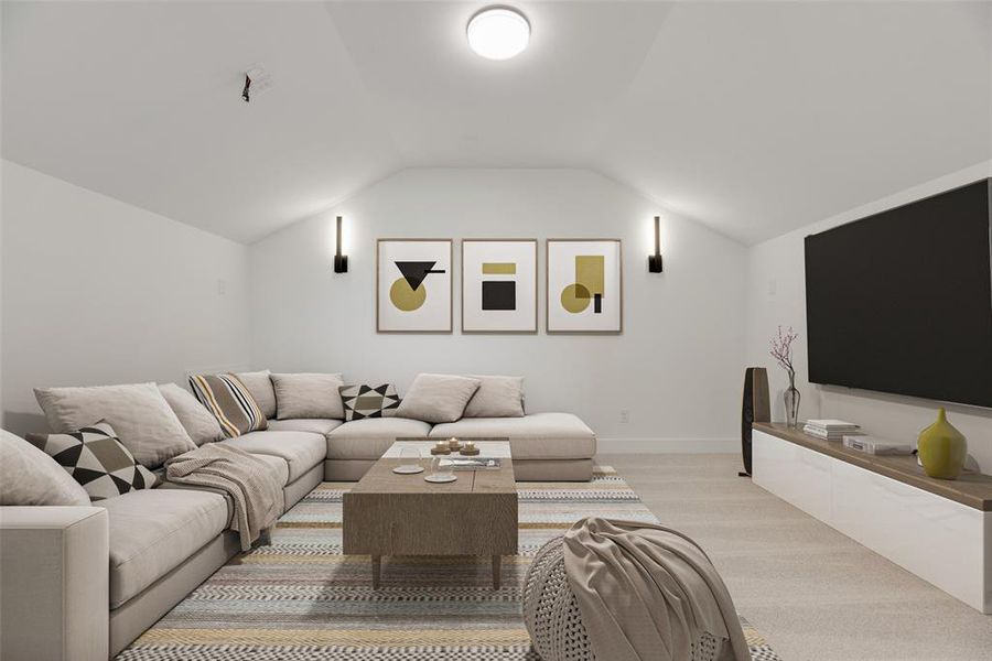 Furnished interior view inside a new home in Hillside Village, Celina (Image 12).