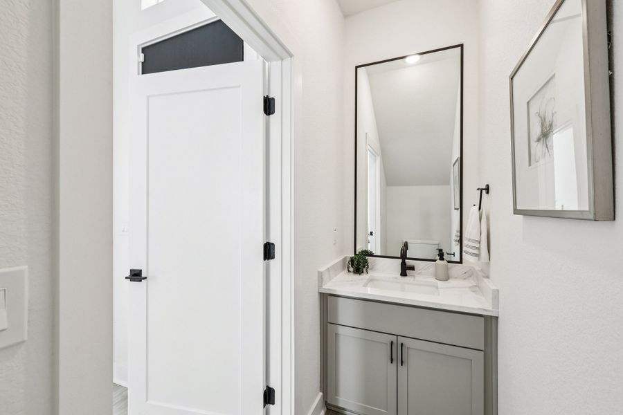 Furnished interior view inside a new home in Foxfield, Austin (Image 17).