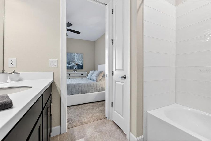 Furnished interior view inside a new home in , Bradenton (Image 61).