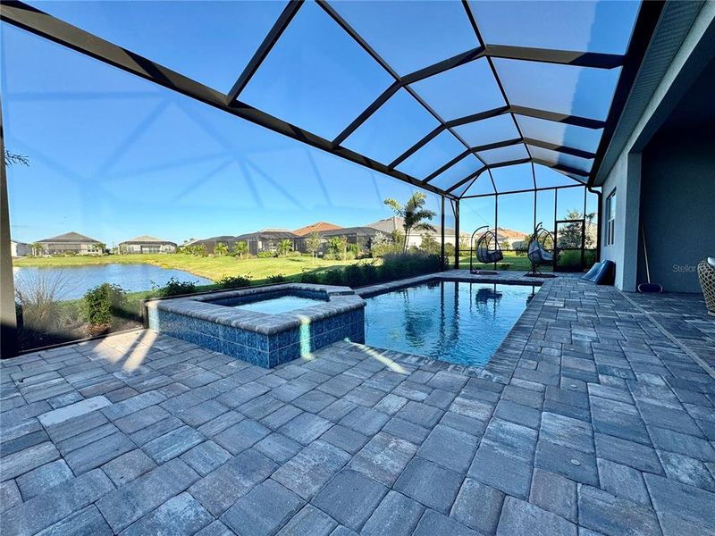 Exterior details and patio area of a home in , Englewood (Image 3). Exterior details and patio area of a home in , Englewood (Image 3).